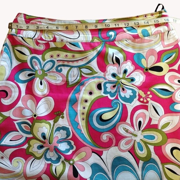 Lula Kate Skirt 8 Mini Paisley Festival Party - Picture 5 of 14